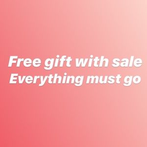 NOW ACCEPTING LOW OFFERS buy one get one free
